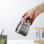 Travel Coffee Mug with Straw Leather Sleeve - Image 6