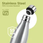 Milton Duo Deluxe Thermosteel Water Bottle,24 Hr Hot and Cold - Image 3