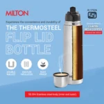 Milton Flip Lid Thermosteel Bottle Durable, leak & rust proof - Image 2