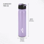 MILTON Max Stainless Steel Sipper Water Bottle Leak Proof - Image 5