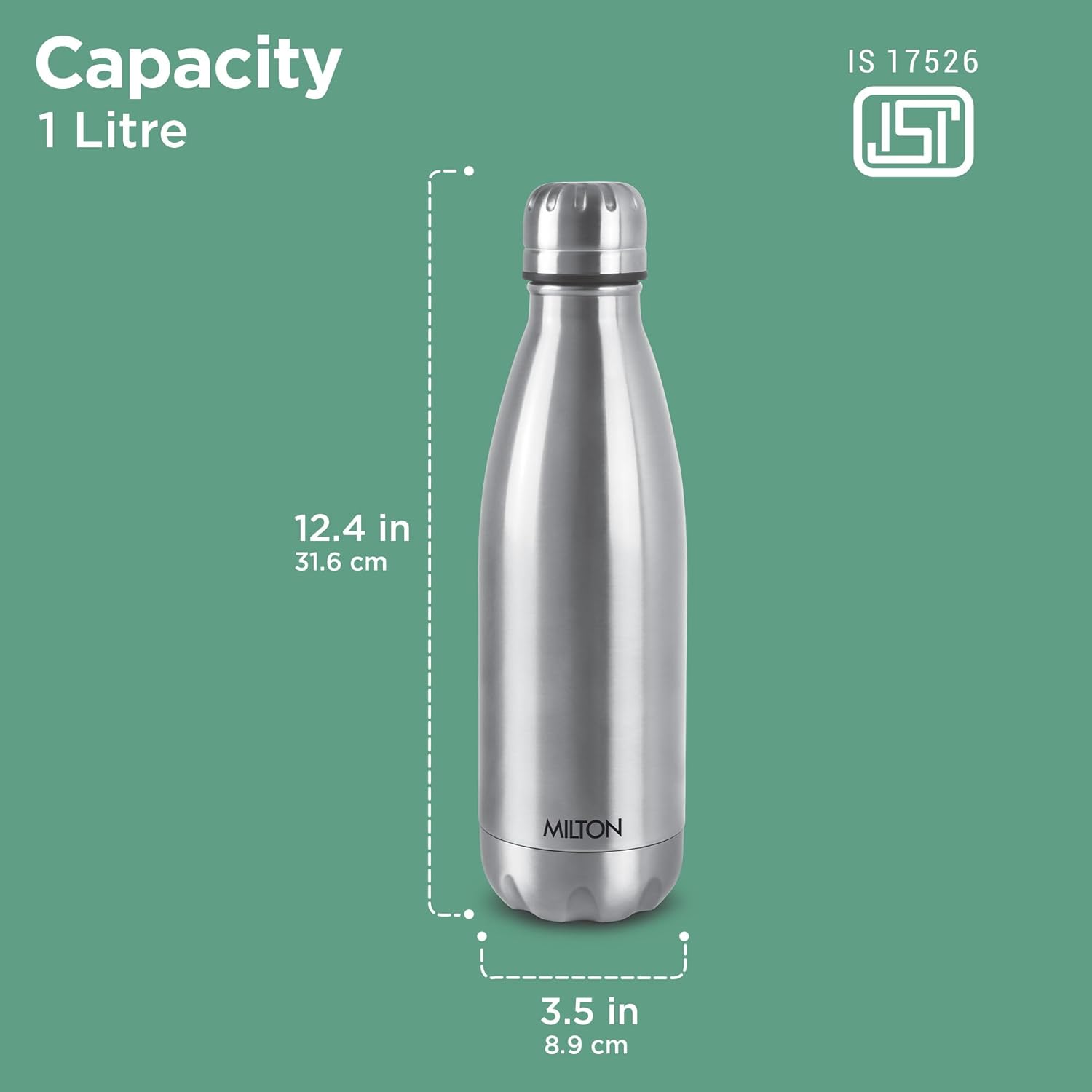 milton duo deluxe thermosteel water bottle | 24 hours hot & cold stainless steel flask | leak proof vacuum insulated bottle milton duo deluxe thermosteel water bottle | 24 hours hot & cold stainless steel flask | leak proof vacuum insulated bottle